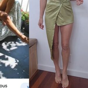 Nwt Csfc Club Series Fight Club Asymmetrical Wrap Utility Skirt Xs